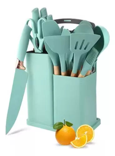 SET UTENCILIOS DE COCINA   POR 19 PIEZAS