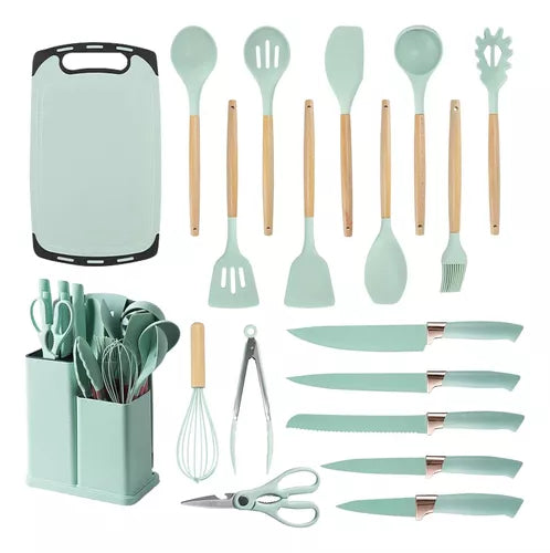 SET UTENCILIOS DE COCINA   POR 19 PIEZAS